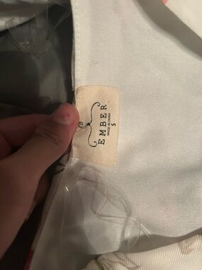 Ember White Midi Dress - Women's Elegant Floral Detail